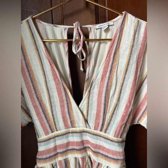 American Eagle women’s small striped romper - Picture 3 of 6